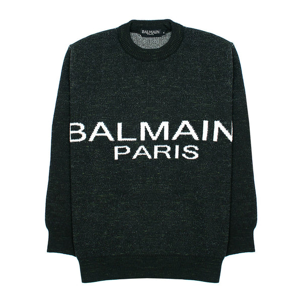 Balmain Dark Green Sweater